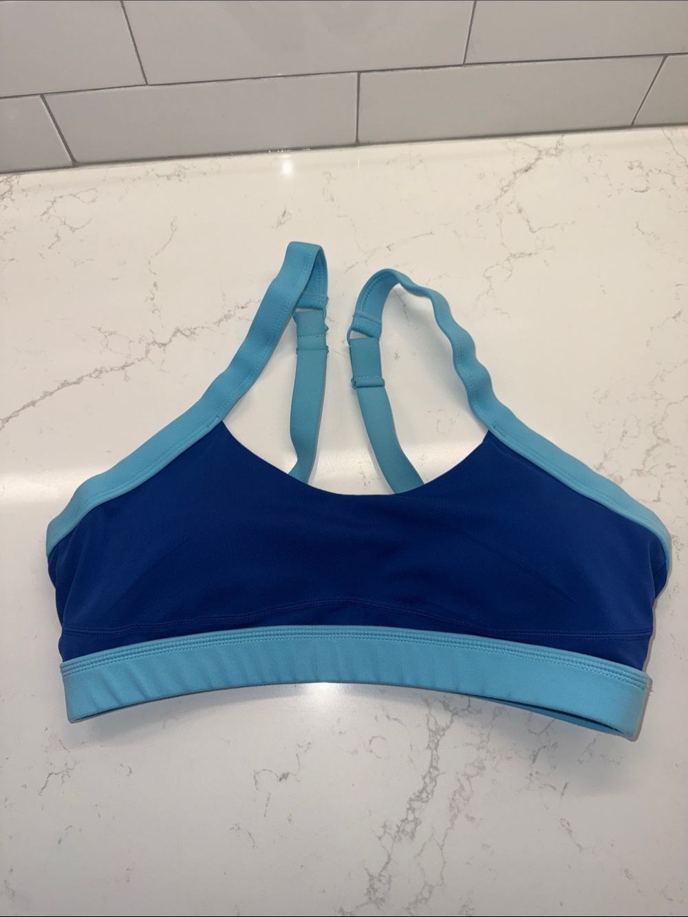 Paragon Two-toned Blue Sports Bra